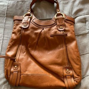 Kooba Large Leather Shoulder Bag Handbag